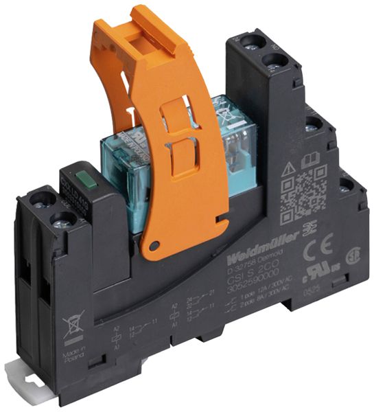 Relais WM CRIKIT S L/D 1CO 16A AgNi 19.2…26.4VDC LED Schraubanschluss RT II