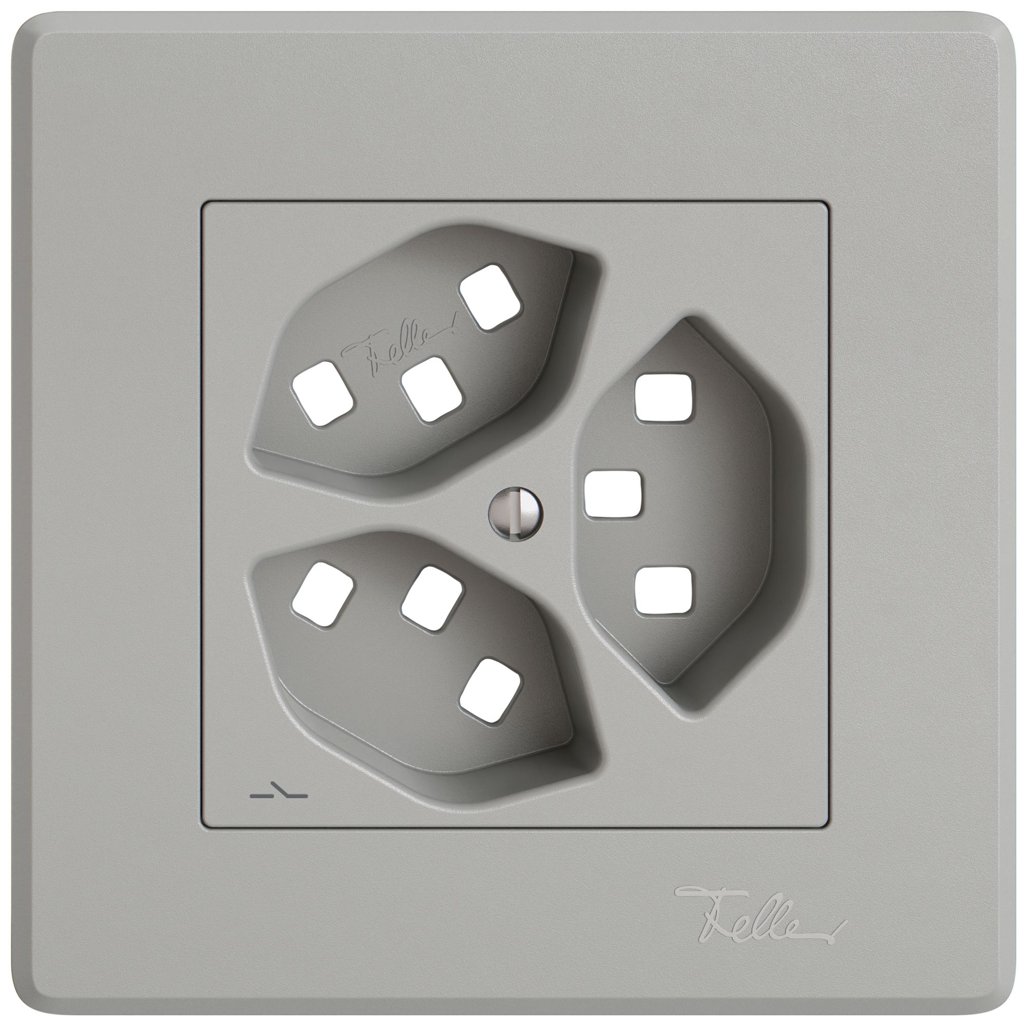 Kit de montage ENC EDIZIO.liv SNAPFIX® pour 3×T23 séparée grc