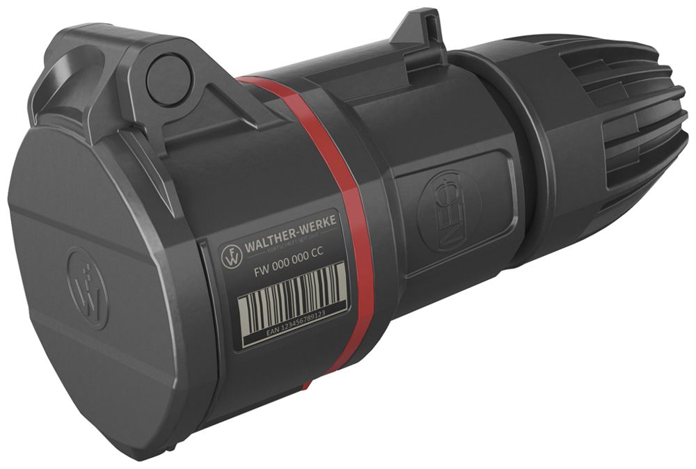 Kupplung CEE NEO 5P 16A 380…415V 6h rot IP54 Schraubklemme