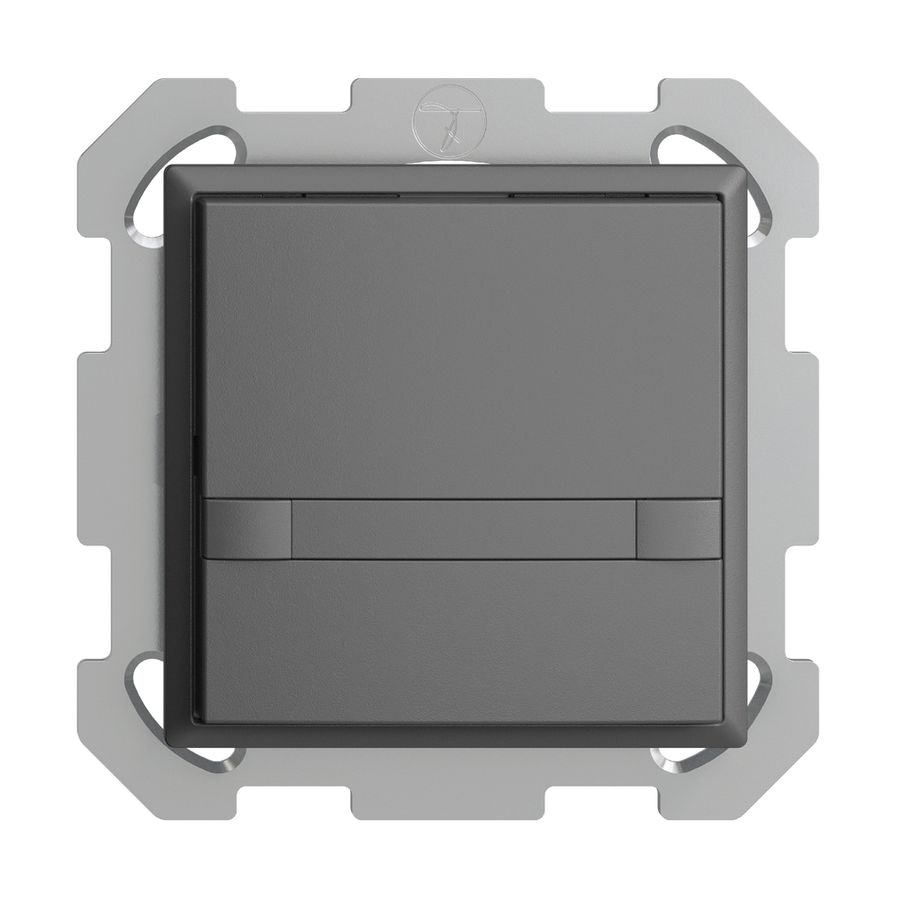Poussoir KNX RGB ENC EDUE, 250mW, s.LED, papier, 1×pouss., comm.2×touches, grf