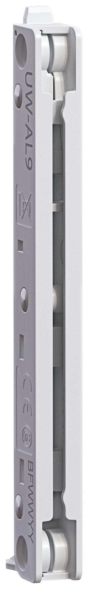 Coperchio barra collettrice Hager uniway, larghezza 9mm, 12 pezzi