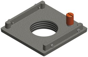 Plaque de sol Woertz 100×100 M40