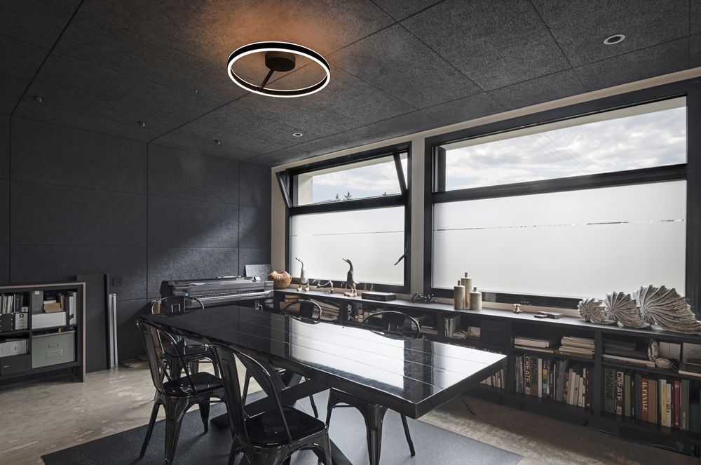 LED-Decken-/Wandleuchte SLV ONE 60 CW 23W 550lm 927/930 DALI Ø600 schwarz