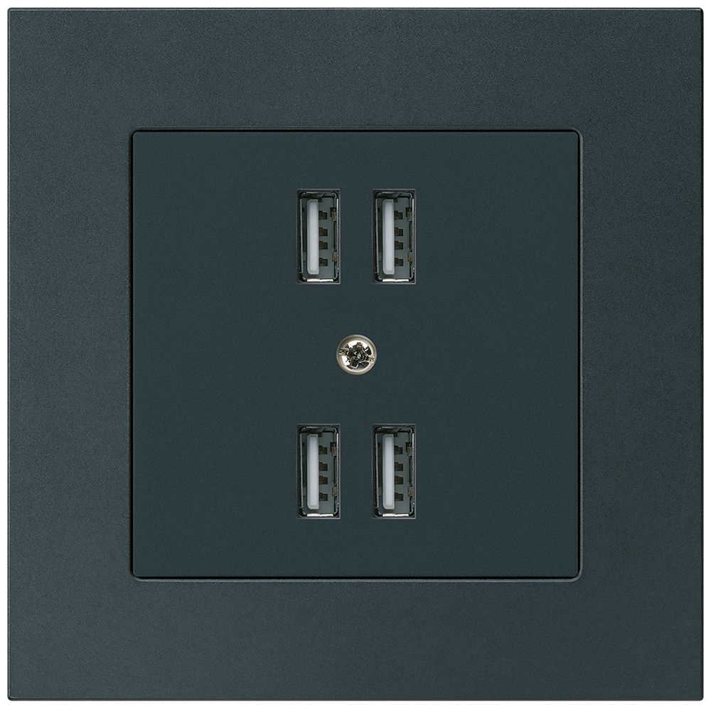 UP-Steckdose 4×USB kallysto.pro 2400mA schwarz