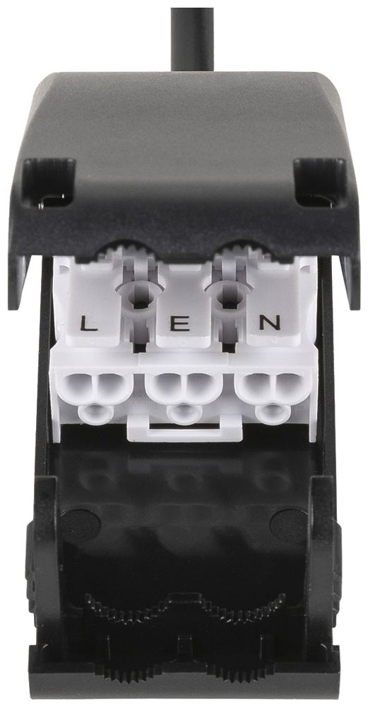 Spot LED INS SLV NEW TRIA 14W 610lm 927 38° REG 170×90mm nero 2×Spot