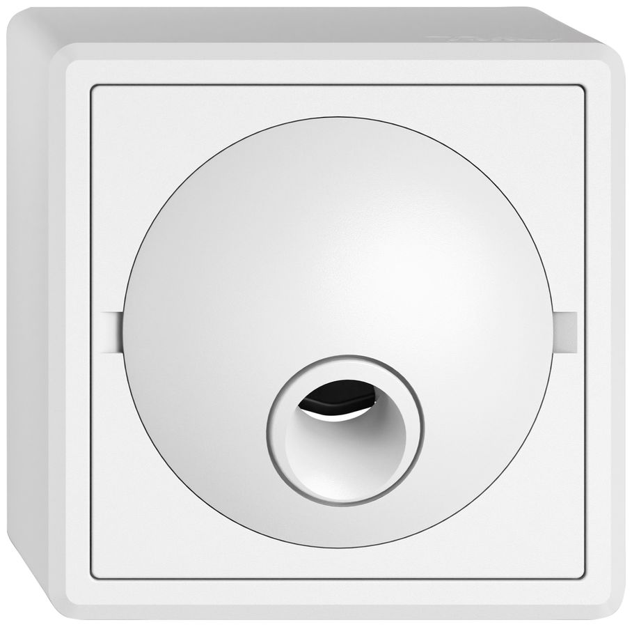 AP-Anschlussdose EDIZIO.liv SNAPFIX® ohne Klemmeneinsatz ws