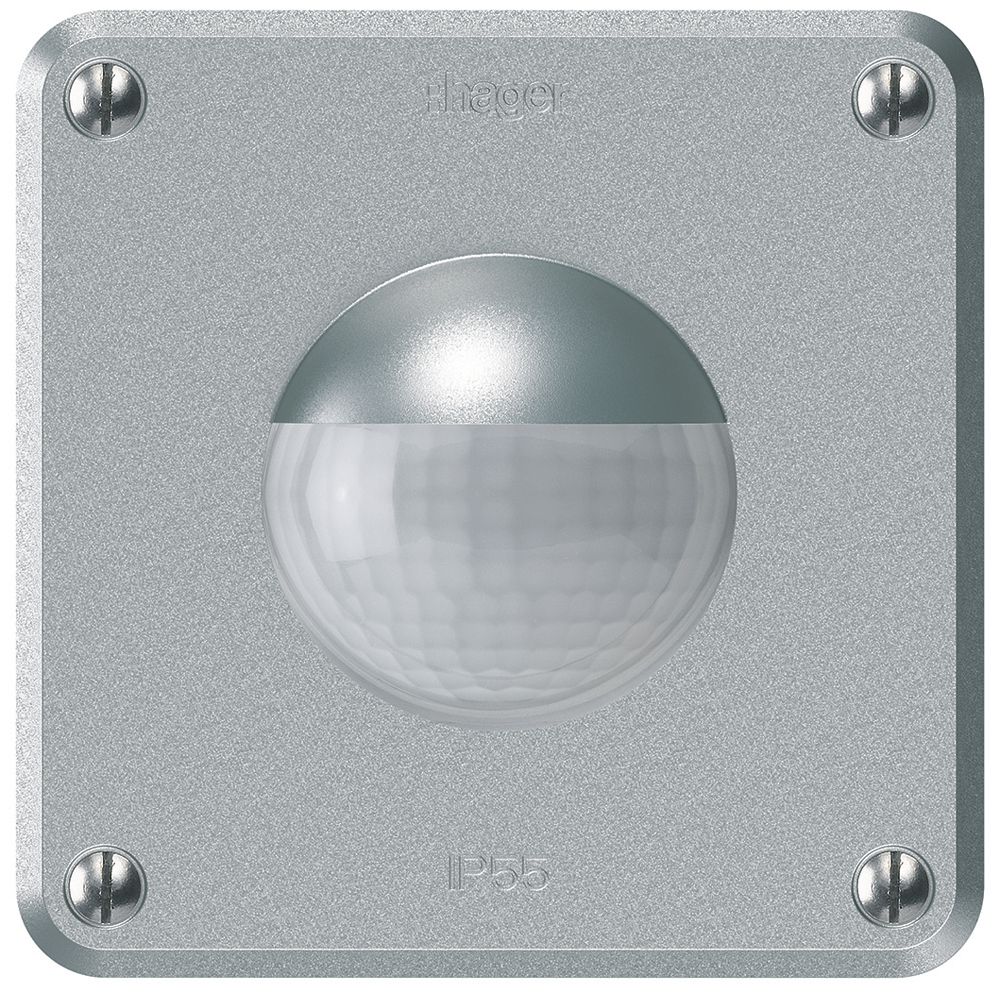 Bewegungsmelder Hager robusto IP55 A 3-Draht aluminium