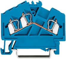 Durchgangsklemme frontverdr. WAGO 2.5mm² blau