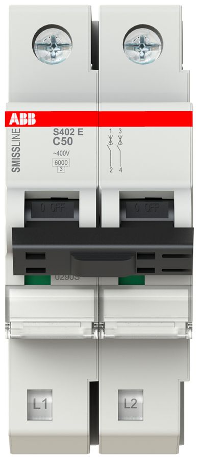 Leitungsschutzschalter SMISSLINE TP S 2×50A C 6kA