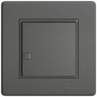 Poussoir KNX RGB ENC EDIZIO.liv SNAPFIX® capteur temp.s.LED 1× comm.1T grf