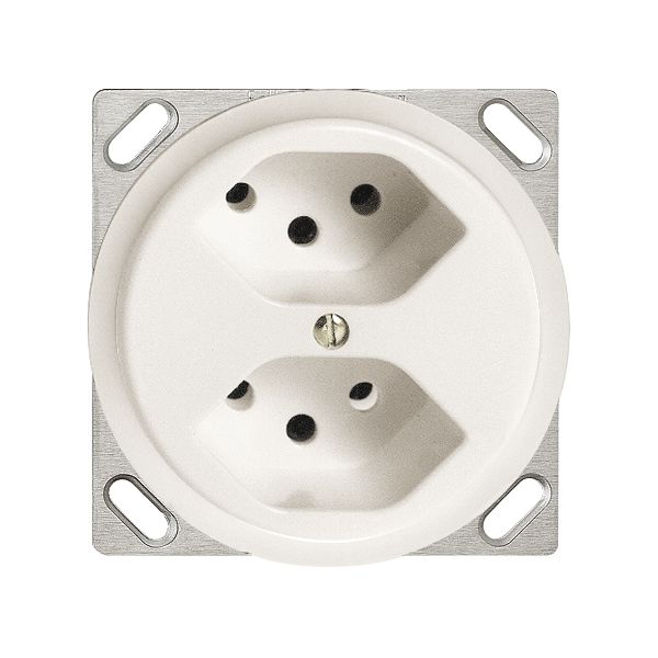 EB-Steckdose FH 2×T13 JK orange