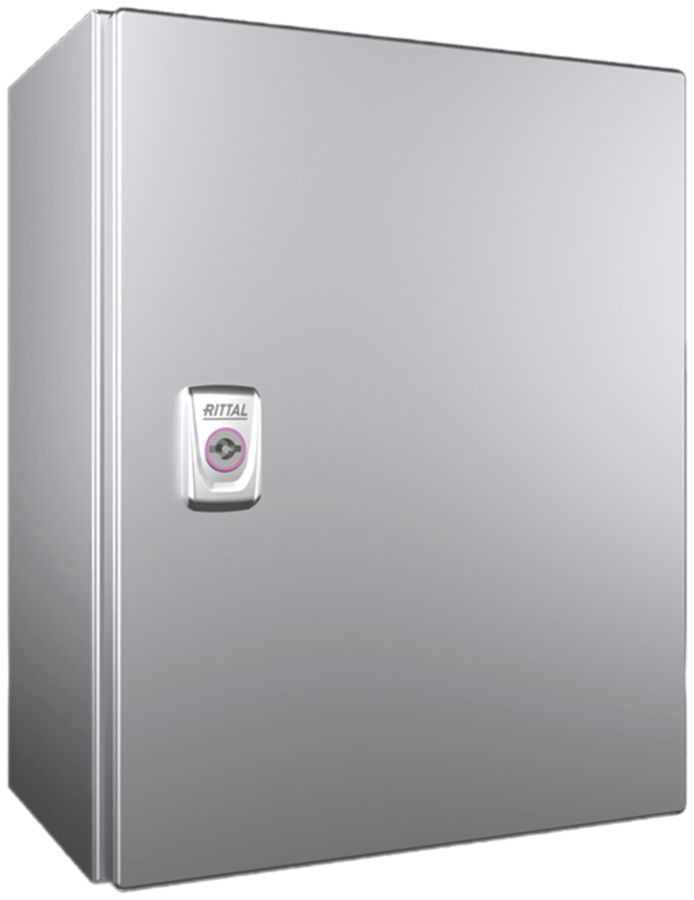 Armoire compacte Rittal AX, 1 porte, IP66, 300×380×210mm, acier fin V2A