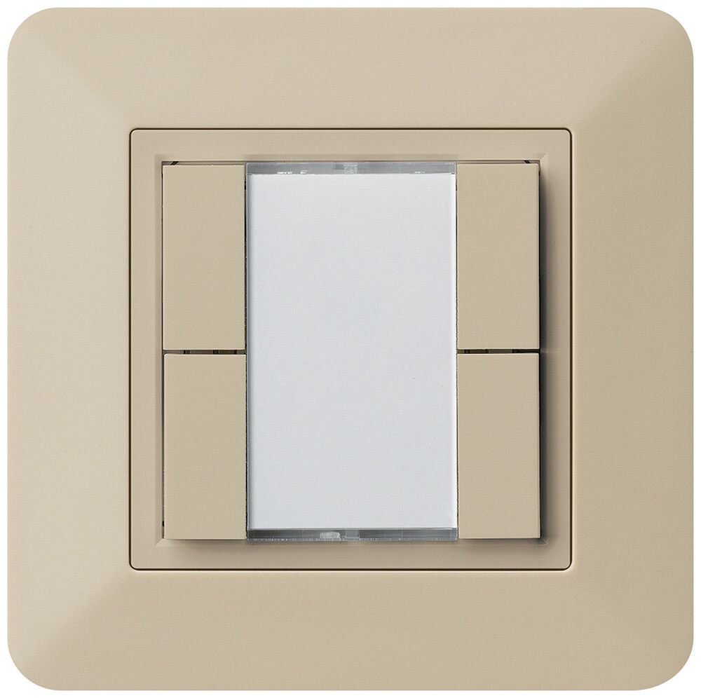 Pulsante multifunzionale AP kallysto.trend KNX RF 4×beige