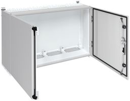 Wandschrank Hager univers mit Volltür SK II IP55 800×1050×275mm RAL 7035