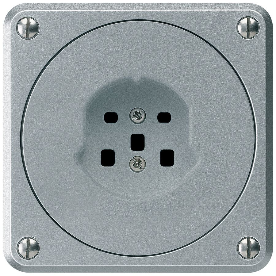 Presa INC robusto tipo 25 alluminio senza copercchio