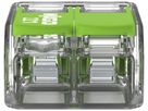 Borne de connexion WAGO Green Range 2L 0.5…6mm² avec levier vt transparent