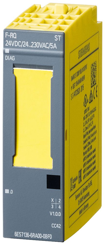 Module électronique API Siemens SIMATIC ET200SP F-RQ 24…48VDC/24…230VAC/5A ST F0