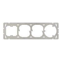 UP-Befestigungsplatte FH 1×4 freenet + 52 + 52 + 3×T13