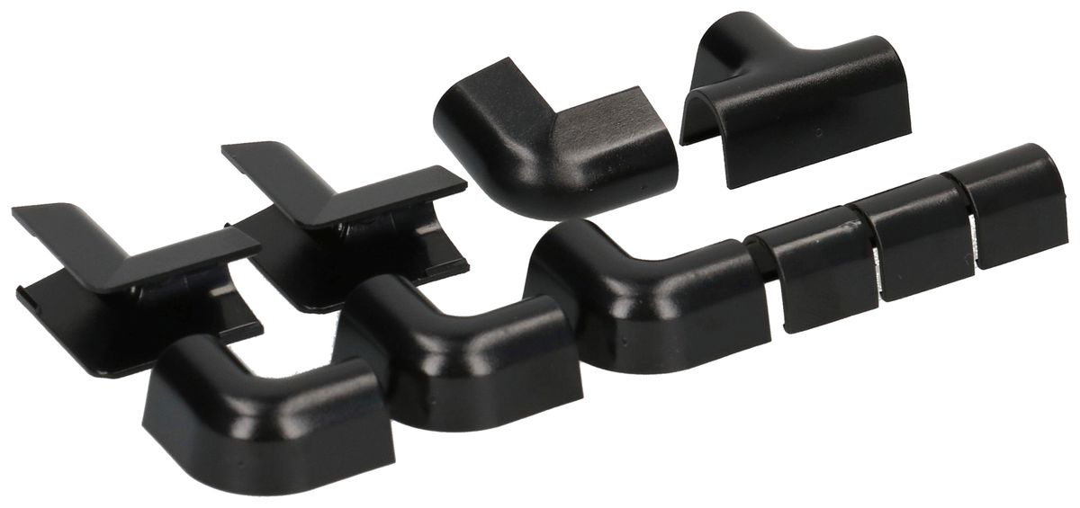 Verbindungs-Set MH cablefix 15×10mm schwarz