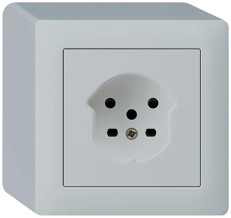 Presa AP kallysto T15 grigio chiaro con morsetti a vite