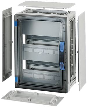 AP-Kleinverteiler Hensel ohne PE/N Klemme 2-reihig