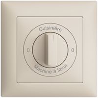 Frontset 0-Cuisinière-0-Machin à laver EDIZIOdue 88×88mm crema