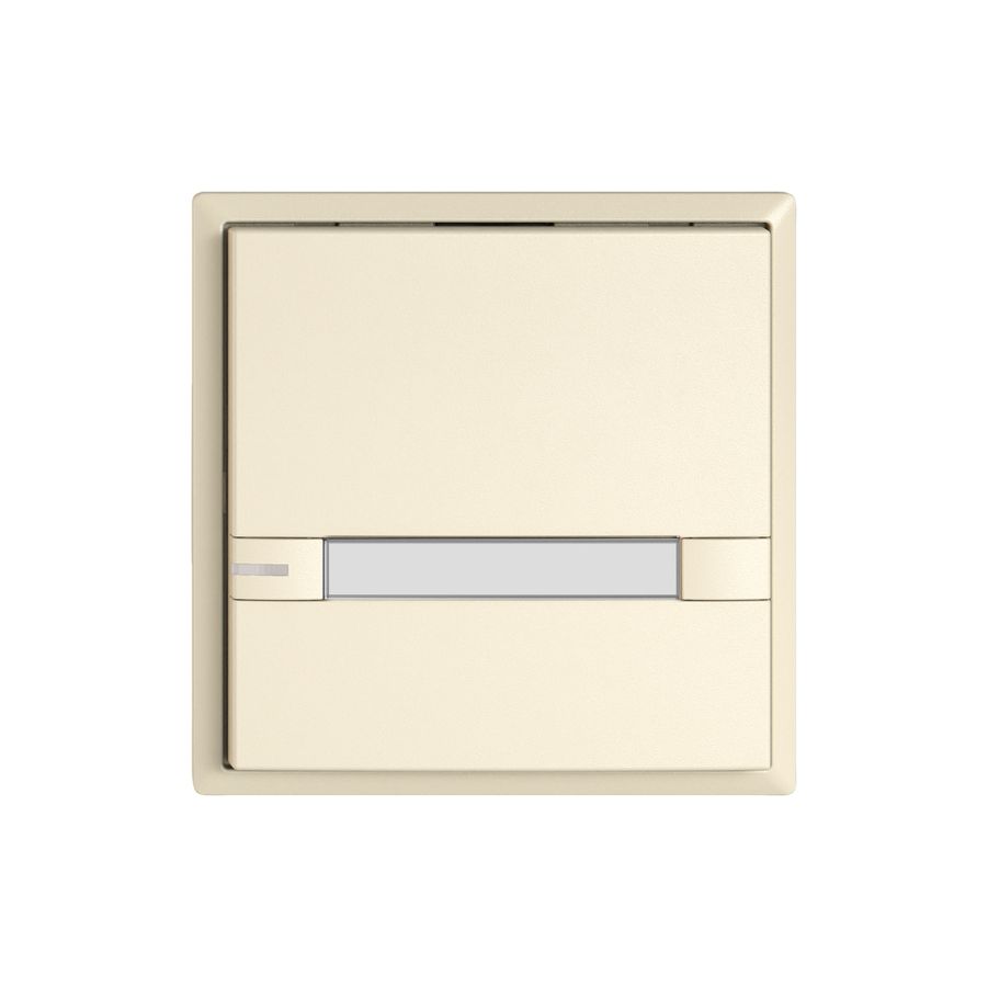 KNX-Taster RGB EDIZIO.liv SNAPFIX® Temperaturfüh.RGB-LED Pap.1×T 2-Tbed.cr