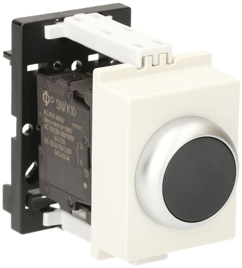 Poussoir AMD K&N, 1F/1O 6A, 2UM, calotte noir