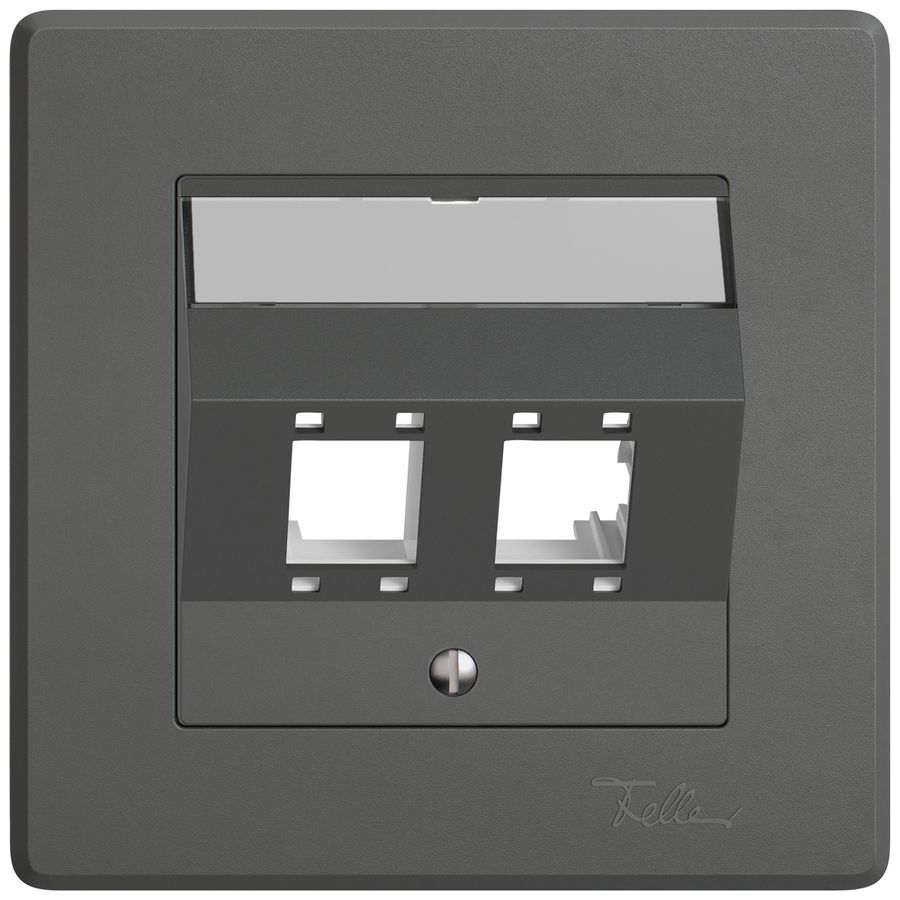 Kit di montaggio INC EDIZIO.liv SNAPFIX® per freenet cat.5e/6 2× grs