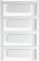 Marcatore per apparecchi Weidmüller MultiCard CC 15×45mm PA66 grigio