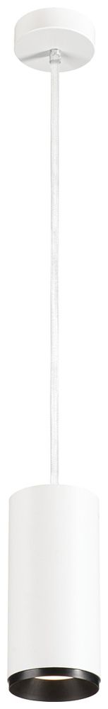 LED-Pendelleuchte SLV NUMINOS L DALI 28W 2675lm 4000K 24° Ø100×213mm weiss