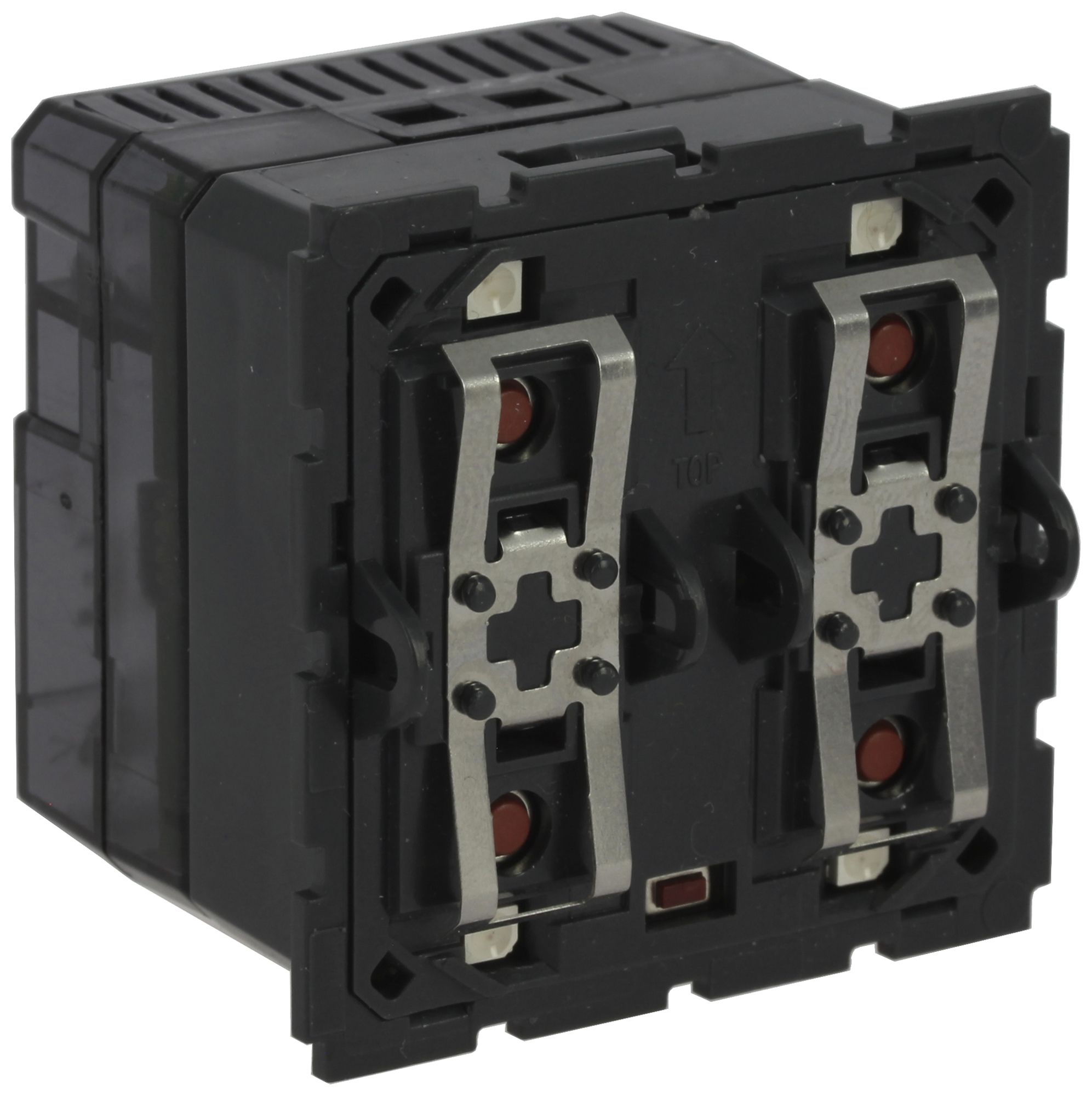 Actionneur de jalousie INC MyHome 4 touches 4 points actionnables noir