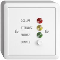 AP-Türstation für Rufleuchte französisch, EDIZIOdue weiss