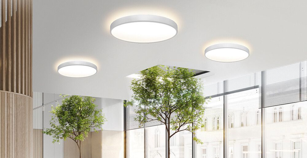 LED-Decken-/Wandleuchte ESYLUX SVENJA CL 450, 30W 3000K 3300lm