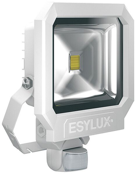 Projecteur LED ESYLUX AFL SUN, 30W 5000K 2700lm 227×86×290mm IP65, blanc