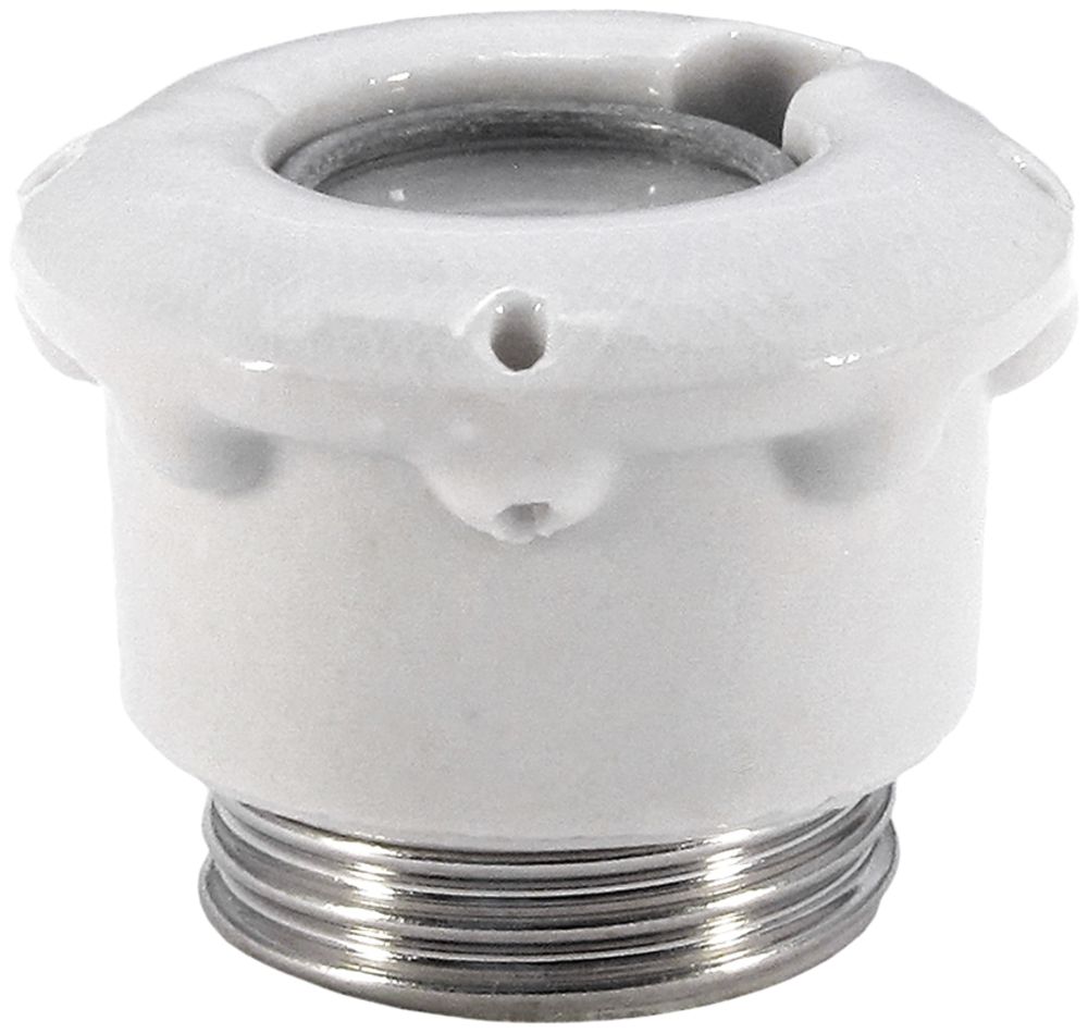 Sicherungskopf spezial KI SE21 weiss mit Prüfloch