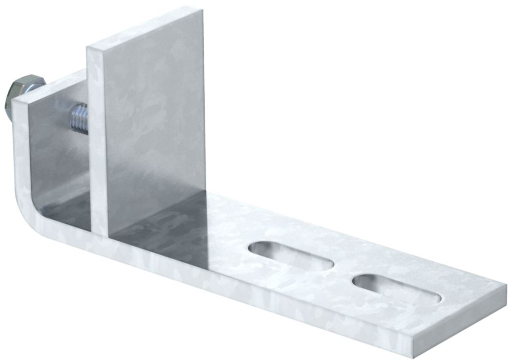 Patte de serrage verticale Bettermann zinguée à chaud par immersion