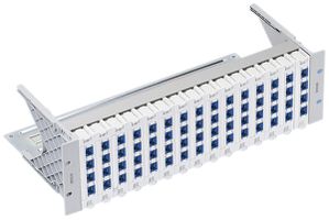 Panneau de distribution Global 19" 3UH 60×RJ45 cat.6 non blindé