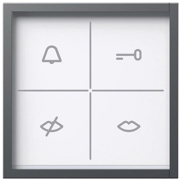 Zustandsanzeige-Modul Siedle, mit optischer und akustischer Rückmeldung, grau