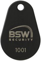 ID-Schlüsselanhänger BSW proX (EM 4102/01), für proX-Leser, graviert, schwarz