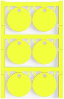 Marqueur d'appareil WM MultiCard CC Ø30mm alésage 4.2mm 30×30mm PA66 jaune