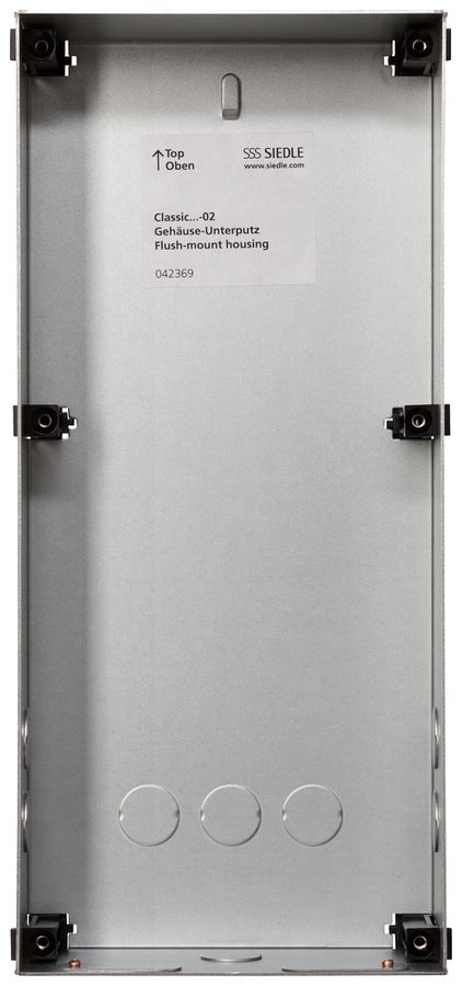 Scatola INS Siedle Classic 1× 336×154×65mm argento