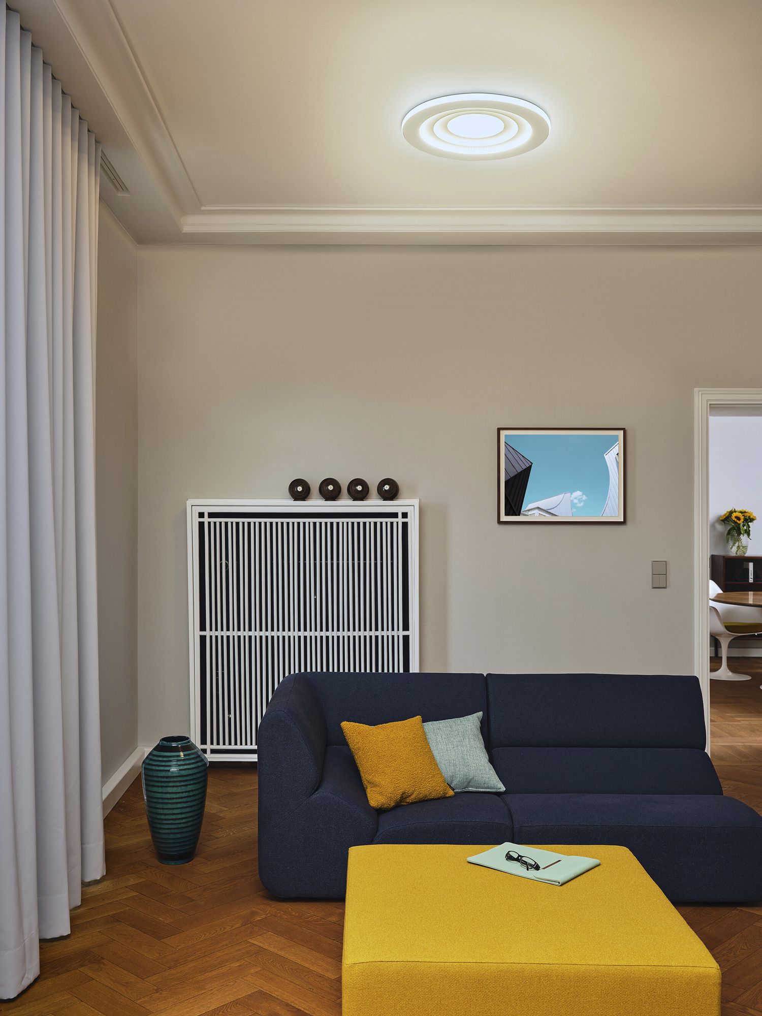 LED-Deckenleuchte LEDVANCE ORBIS SPIRAL Loop 42W 2400lm 3000K Ø505mm weiss