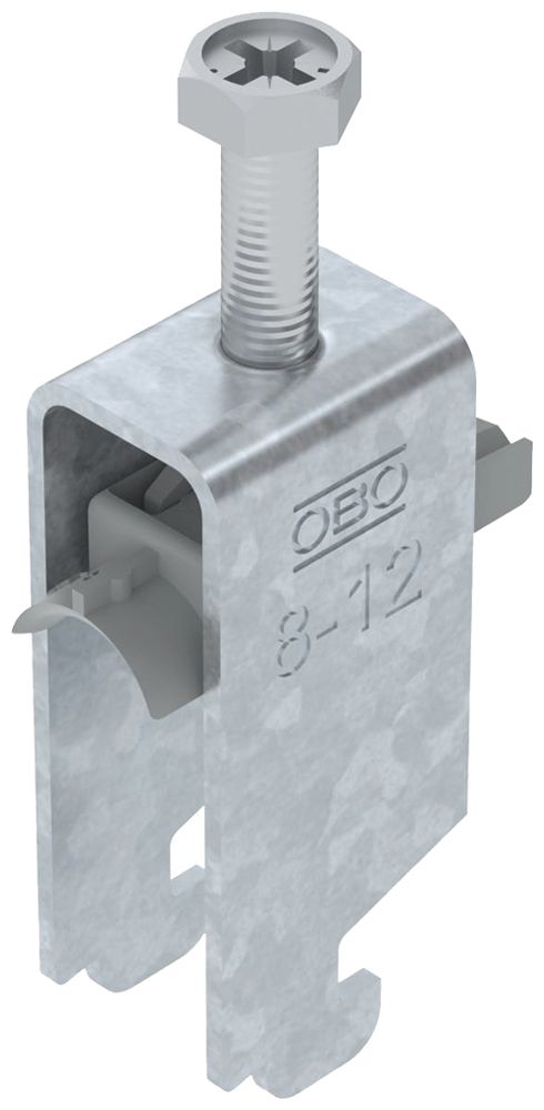 Fixation rapide BET 2056 pied à N mat.synthétique 8…12mm 2×câble acier Zn-ch-im