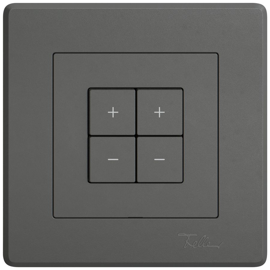 Regolatore Uni-LED INC EDIZIO.liv Wiser SNAPFIX® 2 canali 4 tasti grs