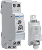 Dämmerungsschalter Hager 1 Kanal 1 Schliesserkontakt 16A 1 TE mit Aufbaufühler