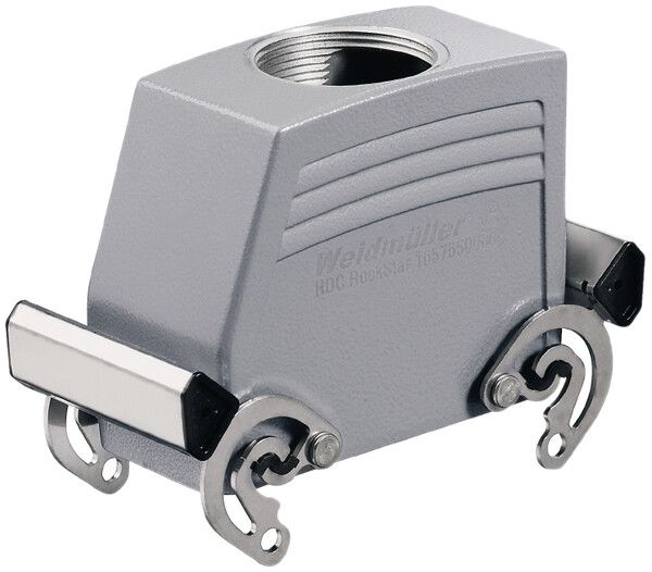 Steckergehäuse Weidmüller HDC 40D Querbügel Oberteil hoch Gr.6 1×PG29 oben