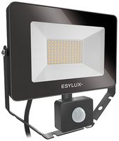 Projecteur LED ESYLUX AFL BASIC, 30W 4000K 3000lm 200×60×195mm IP65, noir