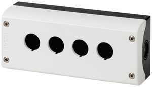 AP-Gehäuse ETN 4×1 grau