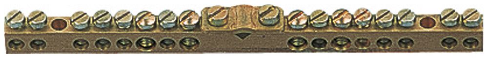 Sbarretta con morsetti Hager 1×25/8×16 /8×10mm² ottone